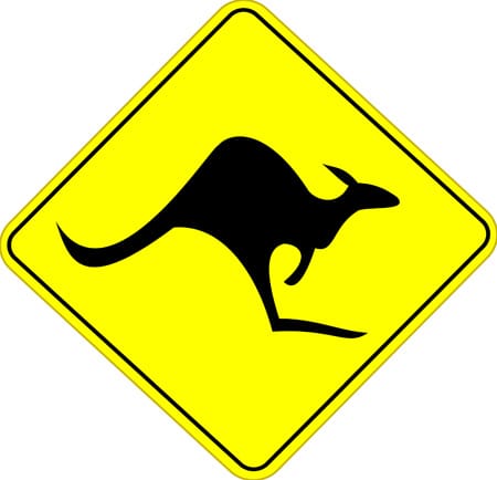 kangaroo sign