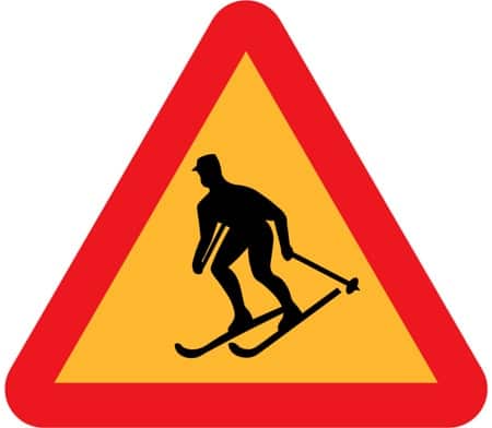 ski signage